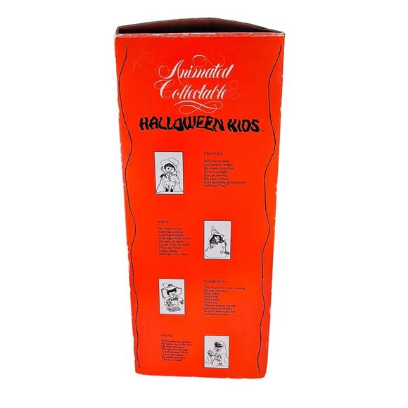 VTG Animated Halloween Kids Scarecrow Head & Hands Move 18" Tall Works - Picture 10 of 13